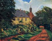 Wilhelm Trubner Einfahrtsweg zum Stift Neuburg USA oil painting artist